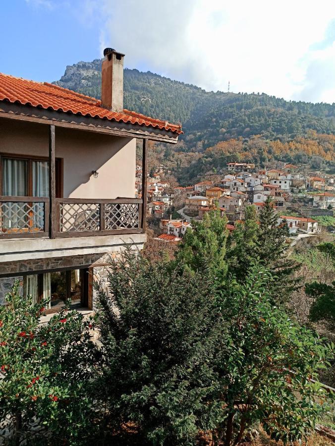 Guesthouse Vasiliki Steni Dhirfios Buitenkant foto